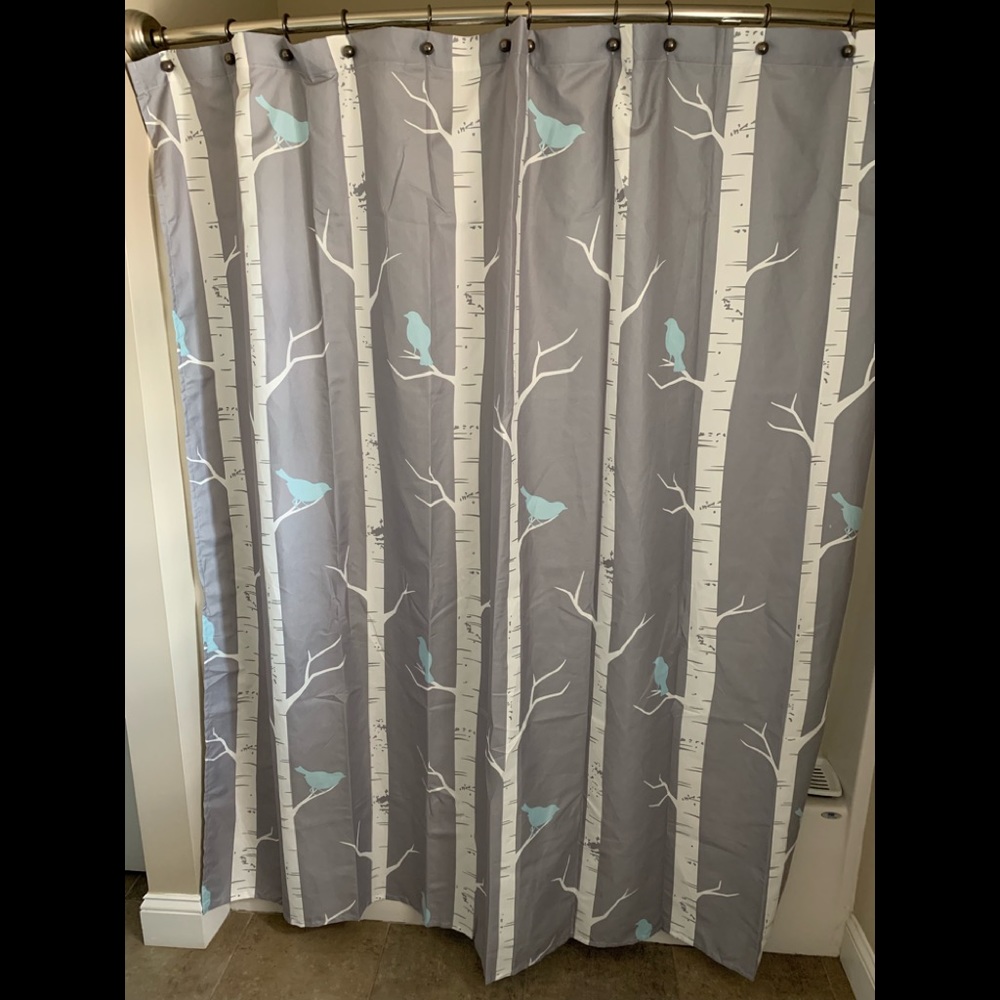 Bird on the Tree Shower Curtain
